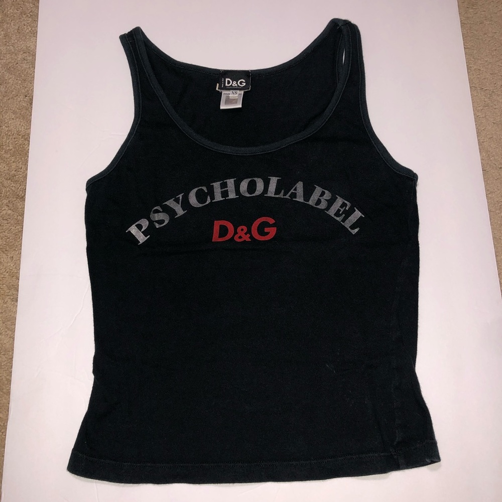 Dolce & Gabbana PSYCHOLABEL tank top